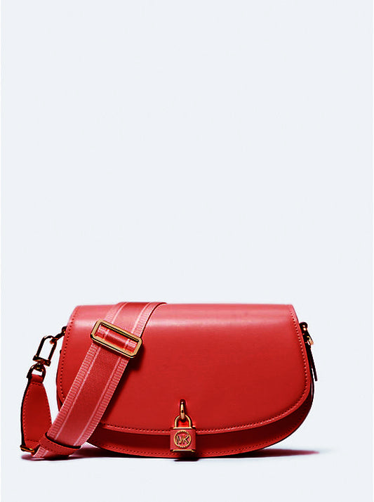 Michael Kors Mila Medium Messenger Red